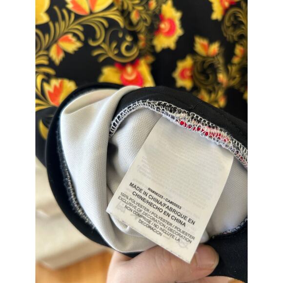 Nike Black N98 Floral Tribute Soccer Khokhloma Russian Brazil Zip Up Jacket - Picture 3 of 6